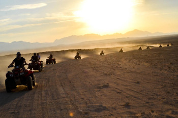 Sunset Desert Safari Trip by Quad Bike
